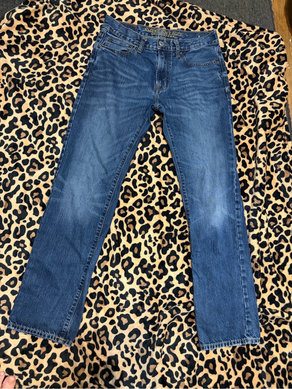 Vintage Y2K American Eagle Outfitters Men’s Blue Denim Jeans